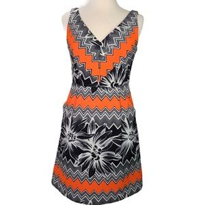 Milly Geometric Mitered Sheath In Cocktail Dress